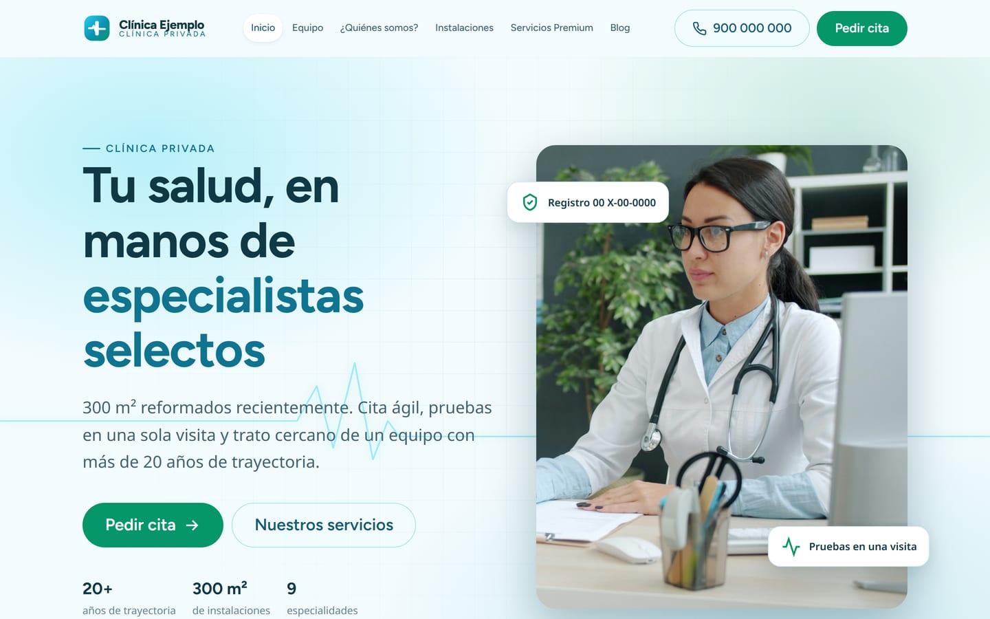 Diseño de Clínica Ejemplo